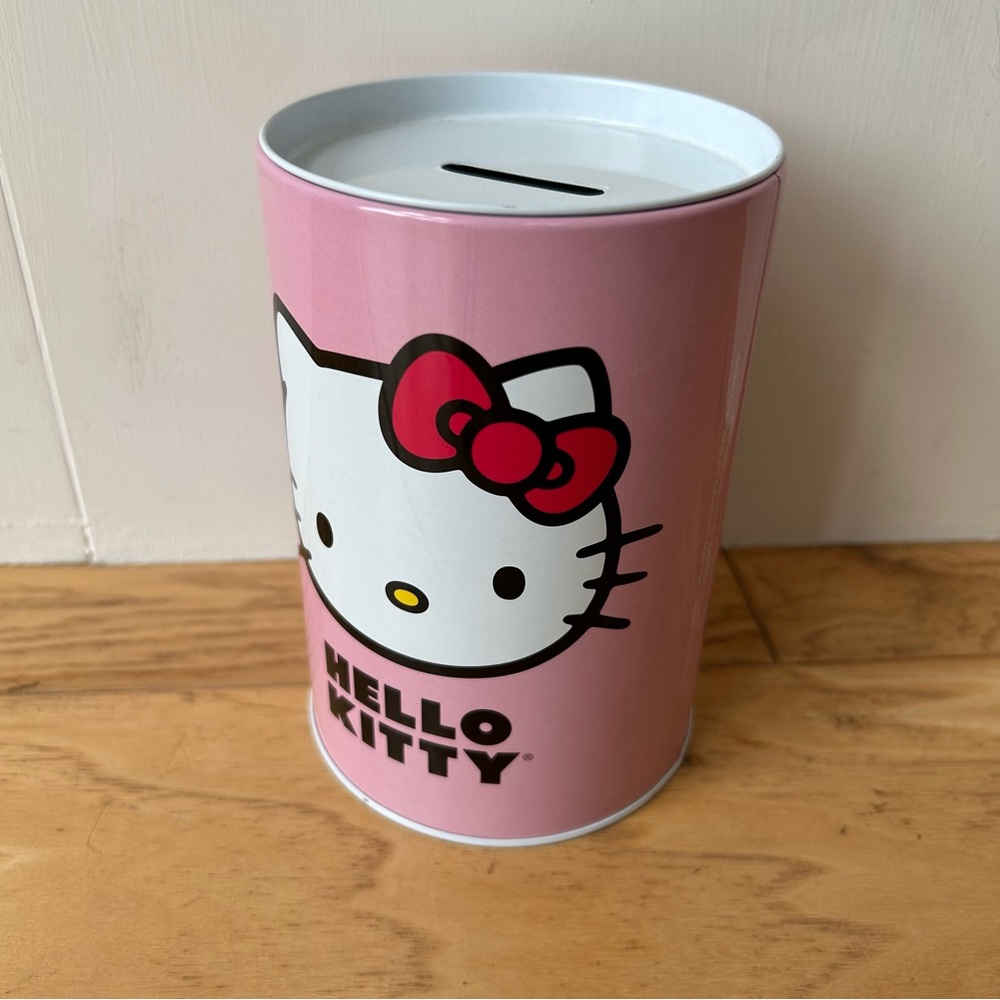 Hello Kitty Bank Tin OS Pink Sanrio The Tin Box Co